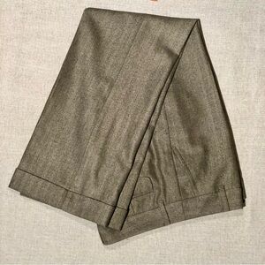 Liz Claiborne Sloane Brown/Taupe fully lined 100% Wool Trousers